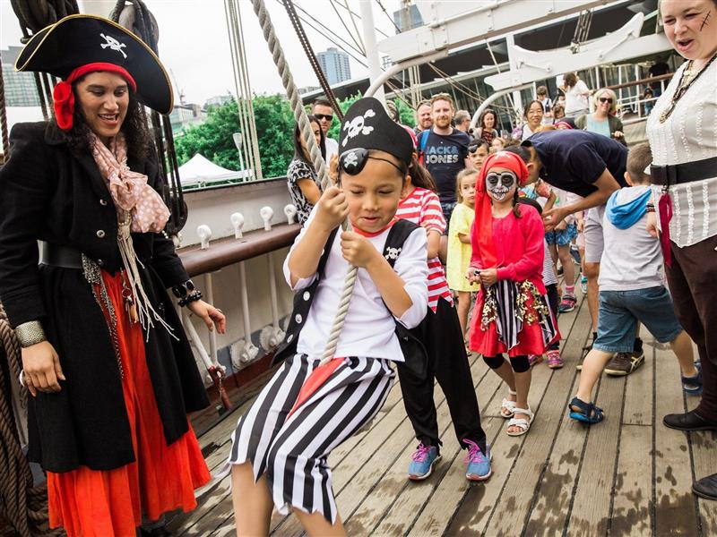 Pirate Sunday at Polly Woodside