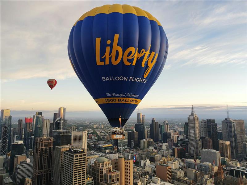 Ballooning over Melbourne