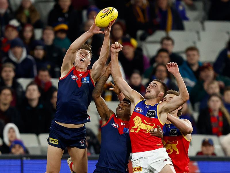 AFL game Melbourne vs Brisbane