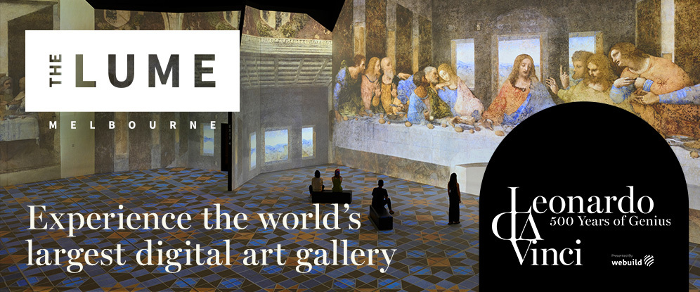Leonardo Da Vinci at THE LUME Melbourne