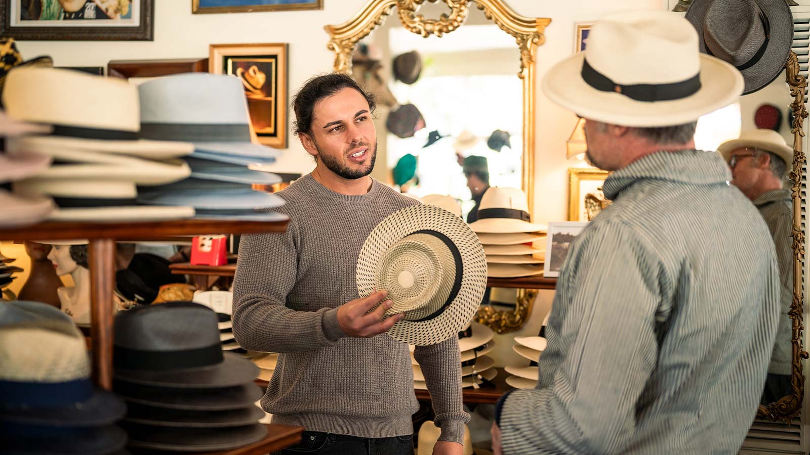 Truffaux Hat Shop in Olinda, Dandenong Ranges, Victoria. 