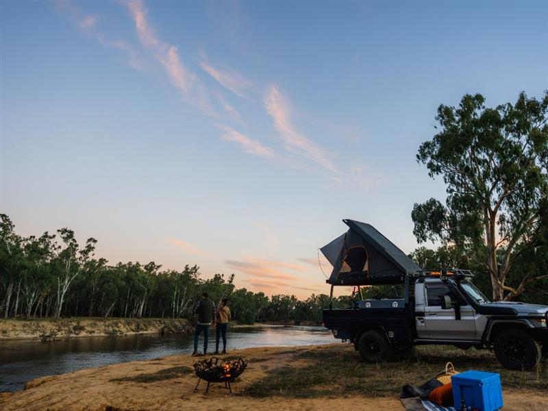 Camping, Forges Beach, Victoria, Australia